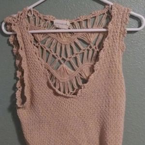 Dreamers Beige Medium Crop Top
